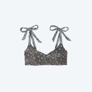 NWOT Summersalt Tie Marina Bikini Top size 2